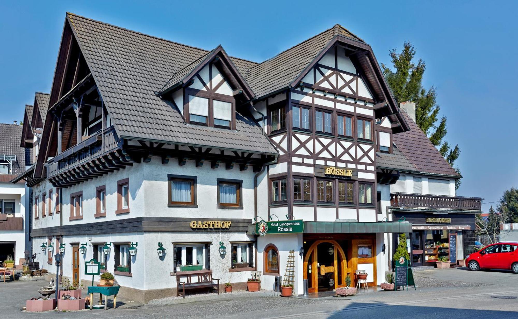 Hotel Landgasthaus Roessle Hohberg Buitenkant foto